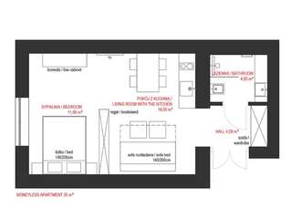 Апартаменты Boom Apartments Краков Апартаменты Делюкс-30